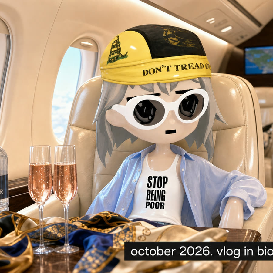Alon on a private jet
